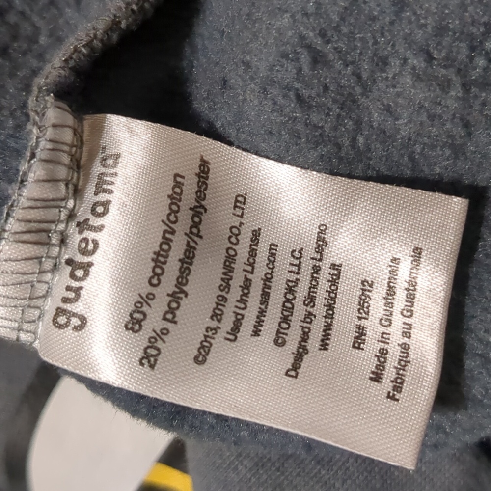 Tokidoki x Gudetama Cropped Hoodie Size SMALL - Picture 12 of 12